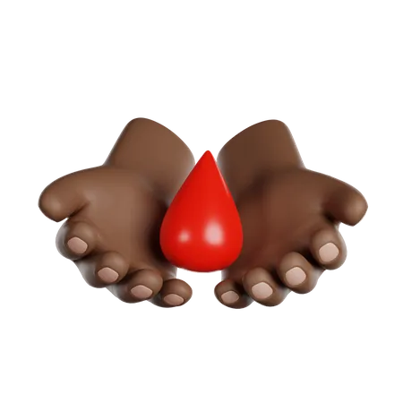 World Blood Donor Day Blood Donation Give Blood Save Life 3 D Render Icon 3D Icon