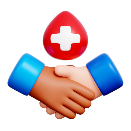 Blood Donation Agreement  3D Icon