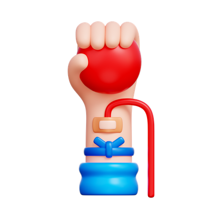 Blood Donation Arm  3D Icon