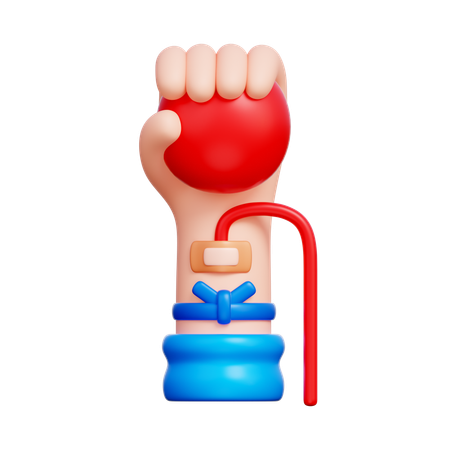 Blood Donation Arm  3D Icon