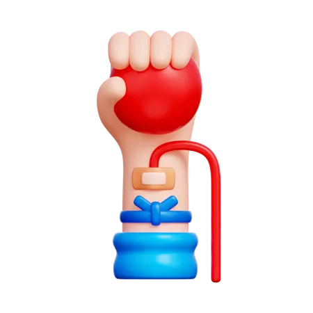 Blood Donation Arm  3D Icon
