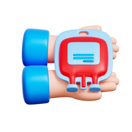 Blood Donation IV  3D Icon