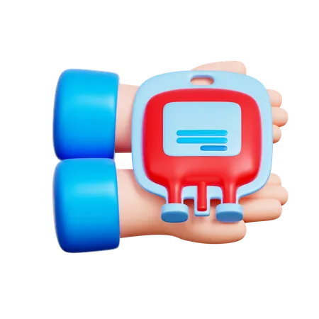 Blood Donation IV  3D Icon
