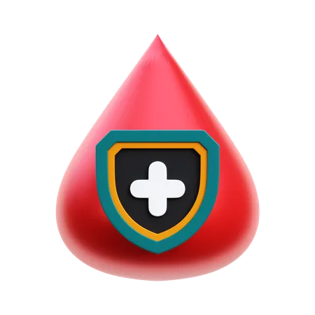 Blood Donor 3 D Render Icon Illustration 3D Icon
