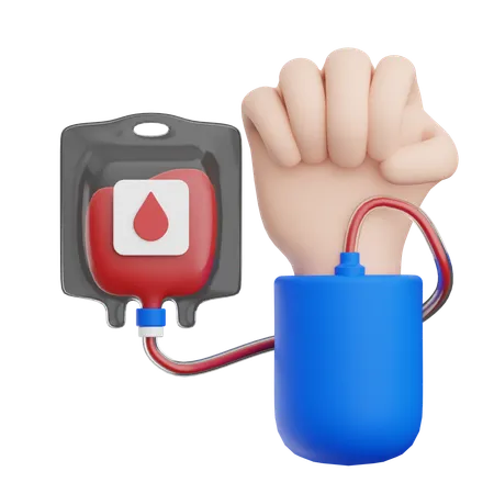 Blood Donor  3D Icon