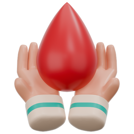 Blood Drop  3D Icon