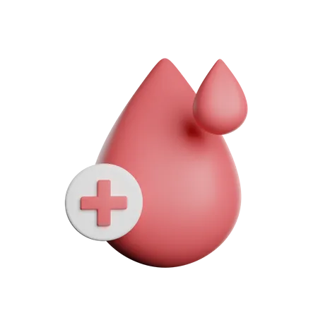 Blood Drop  3D Icon