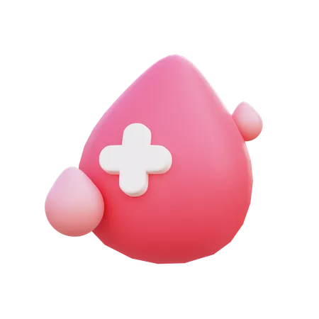 Blood Drop  3D Icon