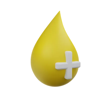 Blood Drop  3D Icon