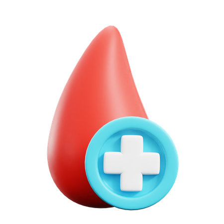 Blood Drop  3D Icon