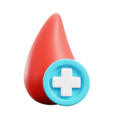 Blood Drop  3D Icon