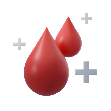 Blood Drop  3D Icon