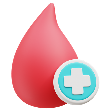 Blood Drop  3D Icon