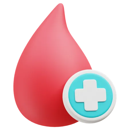 Blood Drop  3D Icon