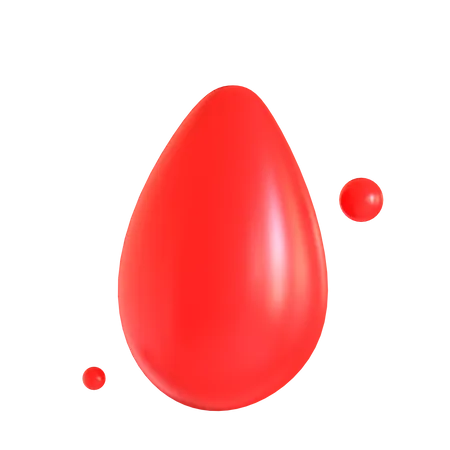 Blood Drop  3D Icon