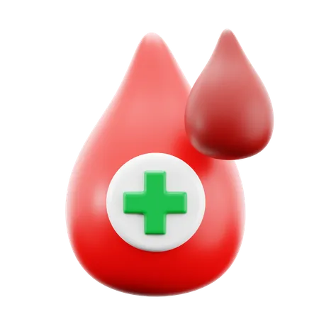 Blood Drop  3D Icon