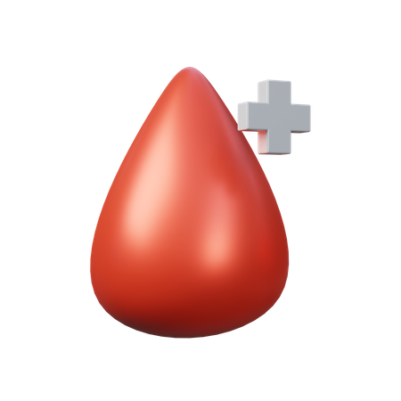 Blood Drop  3D Icon