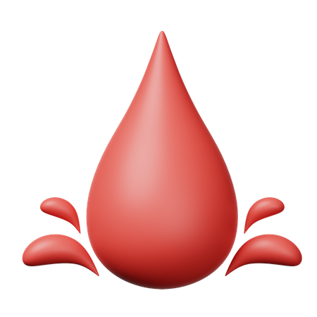 Blood Drop  3D Icon