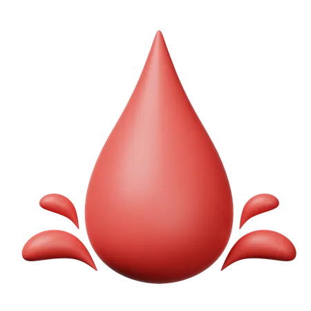 Blood Drop  3D Icon