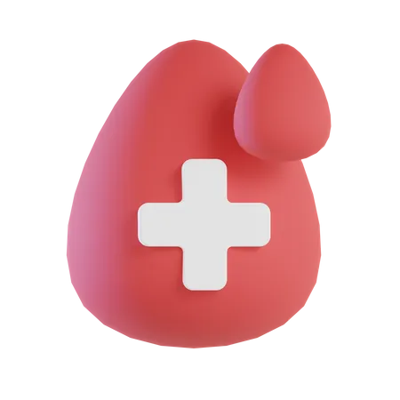 Blood Drop  3D Icon