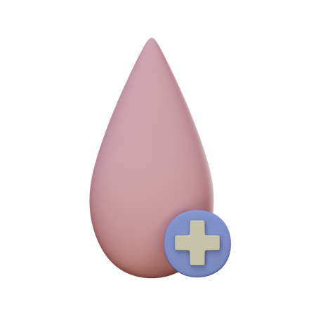 Blood Drop  3D Icon