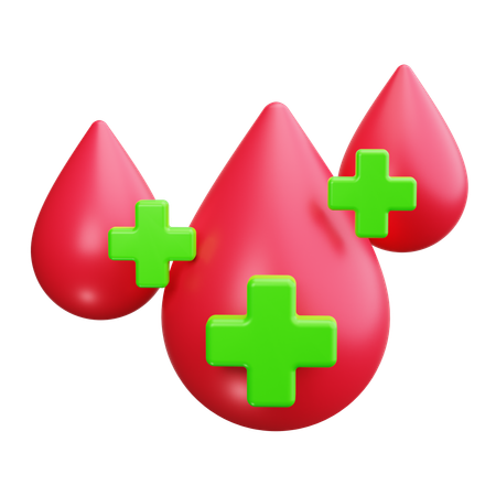 Blood Drop  3D Icon