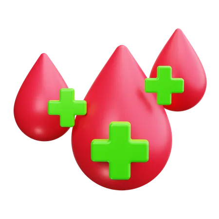 Blood Drop  3D Icon