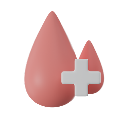 Blood Drop  3D Icon