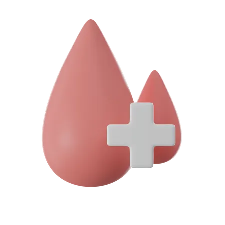 Blood Drop  3D Icon