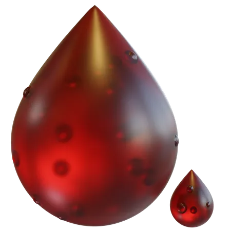 Blood Drop  3D Icon