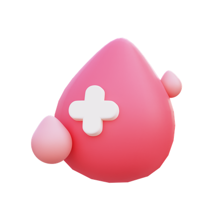 Blood Drop  3D Icon