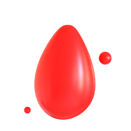 Blood Drop  3D Icon