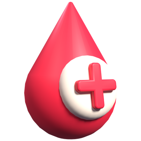 Blood Drop  3D Illustration