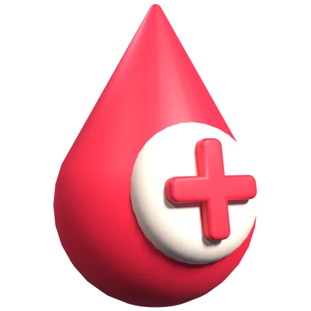 Blood Drop  3D Illustration