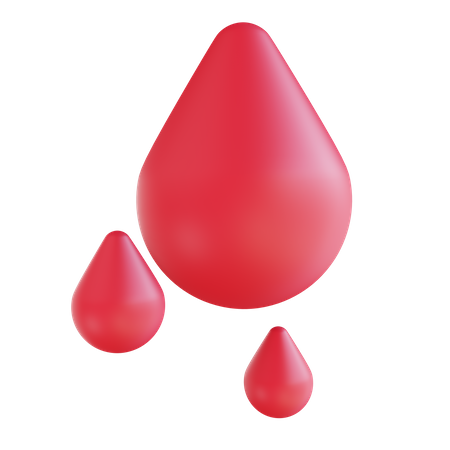 Blood Drop  3D Illustration