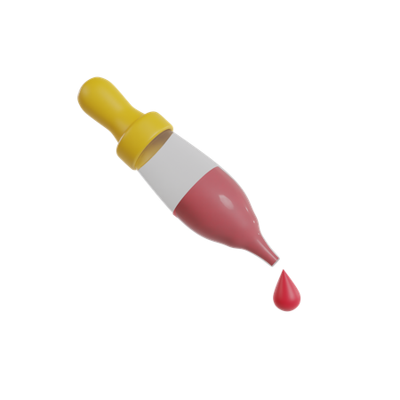 Blood dropper  3D Icon