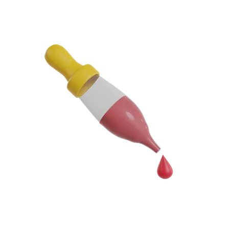 Blood dropper  3D Icon