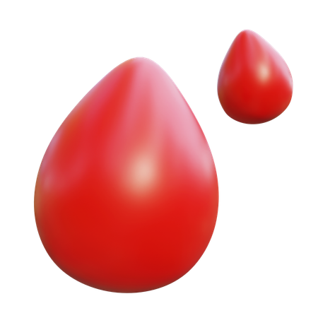 혈액 방울  3D Icon