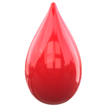 Blood Drops  3D Icon