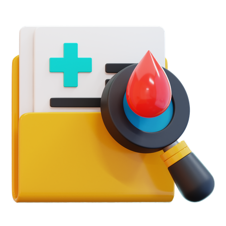 Blood File  3D Icon