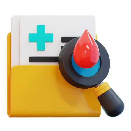 Blood File  3D Icon