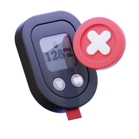 Blood Glucose Meter Bad  3D Icon