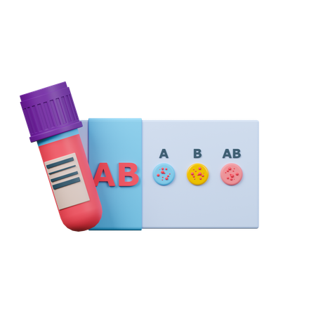 Blood Group  3D Icon