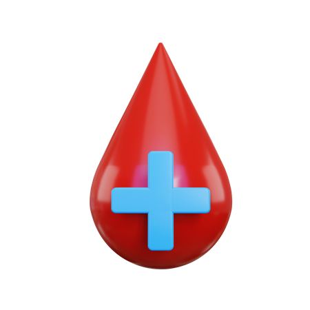 Blood group 3D Illustration