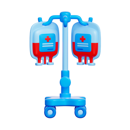 Blood Infusion  3D Icon