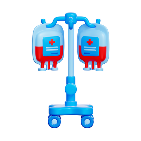Blood Infusion  3D Icon
