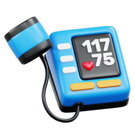 Blood Pressure  3D Icon