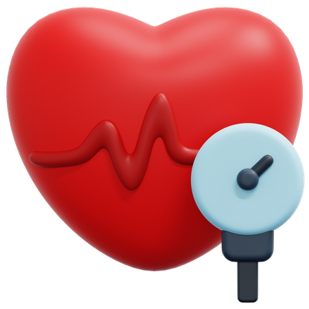 Blood Pressure  3D Icon