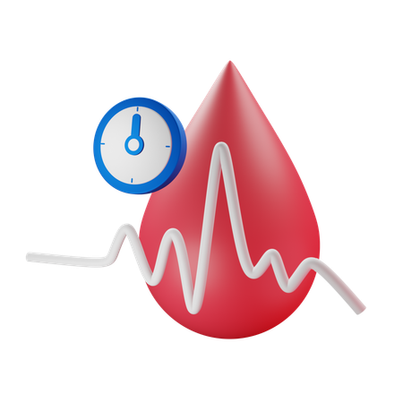 Blood Pressure  3D Icon