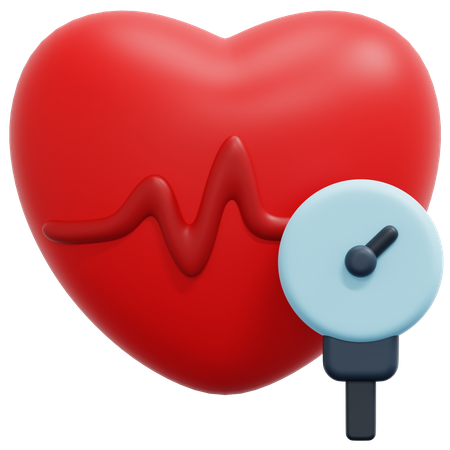 Blood Pressure  3D Icon